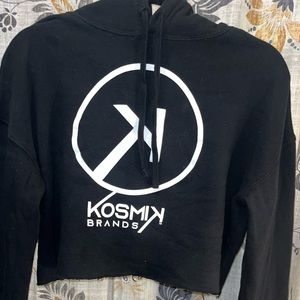 Cropped Small Graphic Hoodie